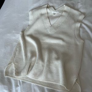 H&M oversized sweater vest sz M